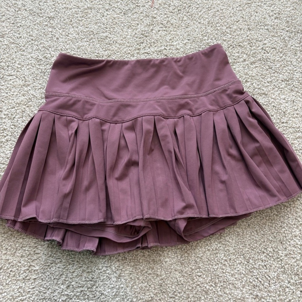 Goldhinge Pleated Skort Womens XS Purple Athletic Skirt Tennis Preppy Pickleball